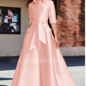 Missacc Satin Mother Of The Bride Dress